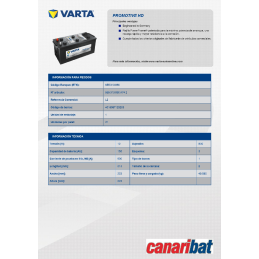 VARTA SLI (L2) 12V. 155AH...