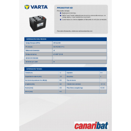 VARTA SLI (J8) 12V. 135AH 680A