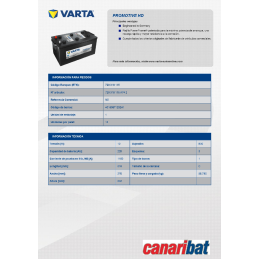 VARTA SLI (N5) 12V. 220AH...