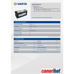 VARTA SLI (M12) 12V. 180AH...