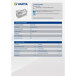 VARTA SLI SILVER (H3) 12V...