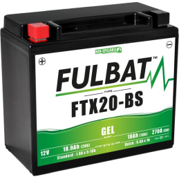 FULBAT FTX20-BS GEL +D 12V...