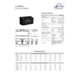 LEOCH TC12-90  12V 90Ah...